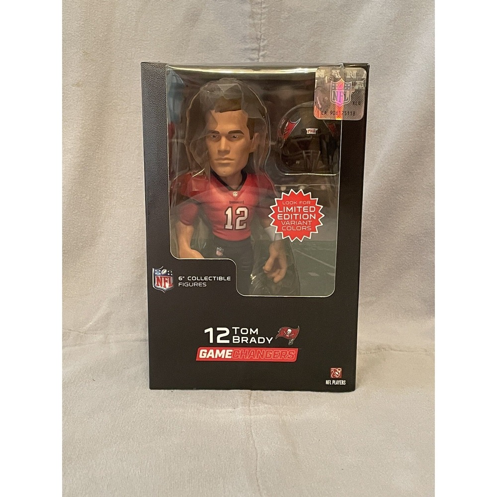 NEW Game Changers Tom Brady #12 Tampa‎ Bay Buccaneers NFL 6" Collectible Figure